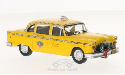 Checker Marathon 1/43 Greenlight gelb Scrooced 1978 Taxi modellautos