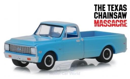 Modellautos Chevrolet C-10 1/64 Greenlight blau The Texas Chainsaw Massacre 1971 Chevrolet C-10 1/64 Greenlight blau The Texas Chainsaw Massacre 1971 modellautos
