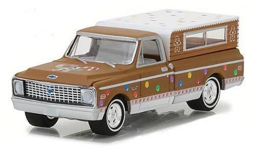 Modellautos Chevrolet C-10 1/64 Greenlight braun/Dekor 1972 avec Camper S Chevrolet C-10 1/64 Greenlight braun/Dekor 1972 avec Camper S modellautos
