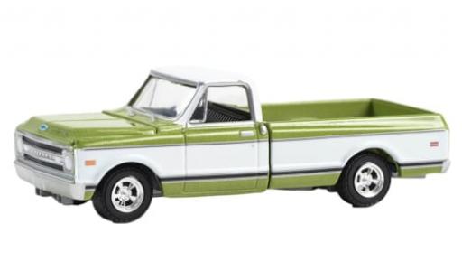 Modellautos Chevrolet C-10 1/64 Greenlight Custom metallise grün/weiss 1972 1:64 Chevrolet C-10 1/64 Greenlight Custom metallise grün/weiss 1972 1:64 modellautos