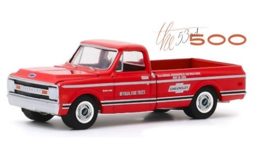 Modellautos Chevrolet C-10 1/64 Greenlight rot/Dekor Official Fire Truck 1969 53rd Annual Indianapolis 500 Mile Race Chevrolet C-10 1/64 Greenlight rot/Dekor Official Fire Truck 1969 53rd Annual Indianapolis 500 Mile Race modellautos