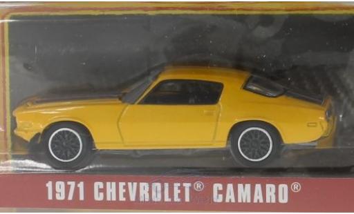 Chevrolet Camaro 1/64 Greenlight gelb 1971 modellautos