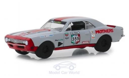 Chevrolet Camaro 1/64 Greenlight SS grau/orange No.355 La Carrera Panamericana 1967 modellautos