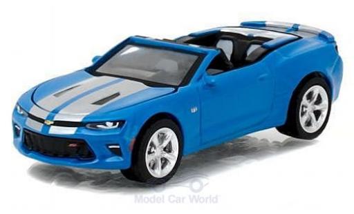 Chevrolet Camaro 1/64 Greenlight SS mettalic blau/silber 2017 Muscle Series 18 ohne Vitrine modellautos
