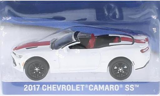 Chevrolet Camaro 1/64 Greenlight SS weiss/rot 2017 sans Vitrine modellautos