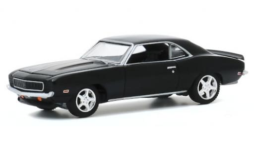 Chevrolet Camaro 1/64 Greenlight Tux schwarz 1969 modellautos