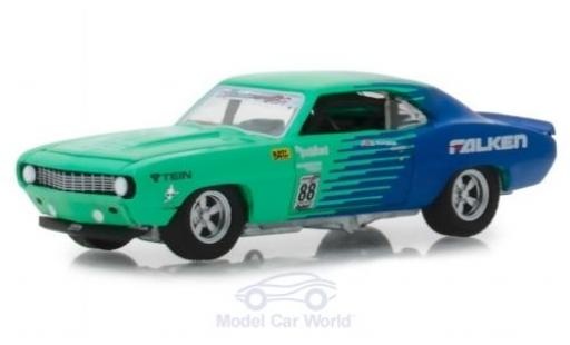 Modellautos Chevrolet Camaro Z28 1/64 Greenlight Z/28 Falken 1969 Chevrolet Camaro Z28 1/64 Greenlight Z/28 Falken 1969 modellautos