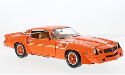 Chevrolet Camaro 1/18 Greenlight Z28 Hugger General Motors Special orange 1980 1:18 modellautos