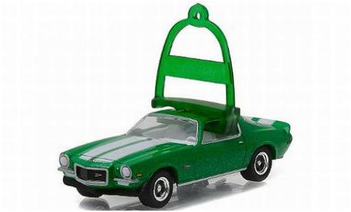 Chevrolet Camaro 1/64 Greenlight Z28 mettalic grün/Dekor 1970 vacances Ornaments Series 1 sans Vitrine modellautos