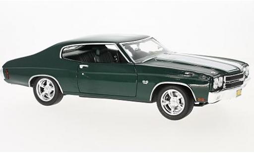 Modellautos Chevrolet Chevelle 1/18 Greenlight SS 396 mettalic grün/weiss Film John Wick 1970 Chevrolet Chevelle 1/18 Greenlight SS 396 mettalic grün/weiss Film John Wick 1970 modellautos