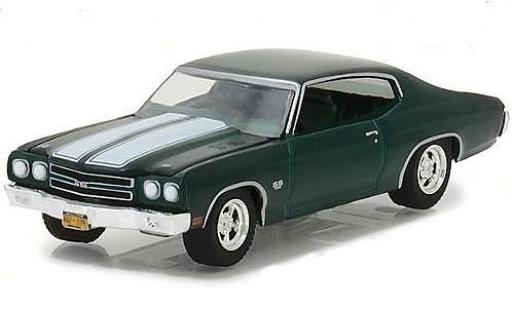 Chevrolet Chevelle 1/64 Greenlight SS 396 mettalic grün Film John Wick 1970 modellautos