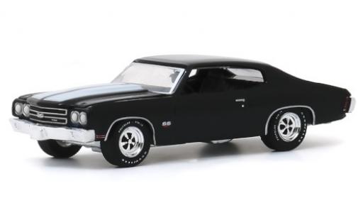 Chevrolet Chevelle 1/64 Greenlight SS 454 schwarz/weiss 1970 modellautos