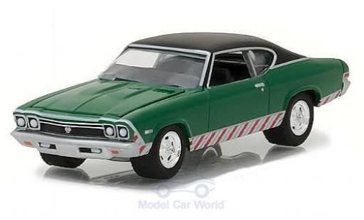 Chevrolet Chevelle 1/64 Greenlight SS grün/schwarz 1968 modellautos