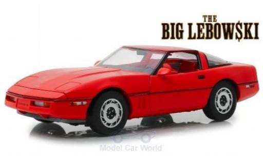 Modellautos Chevrolet Corvette 1/18 Greenlight C4 rot The Big Lebowski 1985 Chevrolet Corvette 1/18 Greenlight C4 rot The Big Lebowski 1985 modellautos