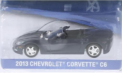 Chevrolet Corvette 1/64 Greenlight C6 mettalic blau 2013 ohne Vitrine modellautos