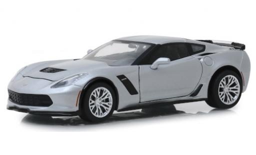 Chevrolet Corvette 1/24 Greenlight (C7) Z06 silber 2019 modellautos