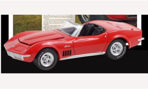 Chevrolet Corvette 1/64 Greenlight Cabrio rot AEG 1969 Wide Boots GT modellautos