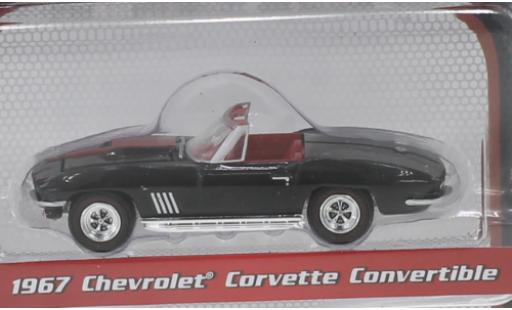 Modellautos Chevrolet Corvette 1/64 Greenlight Cabrio schwarz/rot 1967 Chevrolet Corvette 1/64 Greenlight Cabrio schwarz/rot 1967 modellautos