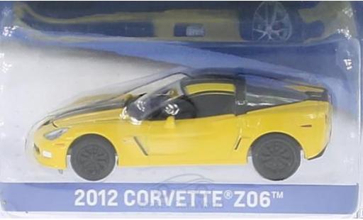 Chevrolet Corvette 1/64 Greenlight Z06 gelb/schwarz 2012 ohne Vitrine modellautos