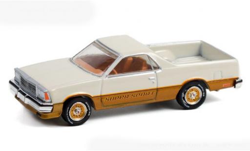 Modellautos Chevrolet El Camino 1/64 Greenlight SS beige/bronze 1980 Chevrolet El Camino 1/64 Greenlight SS beige/bronze 1980 modellautos