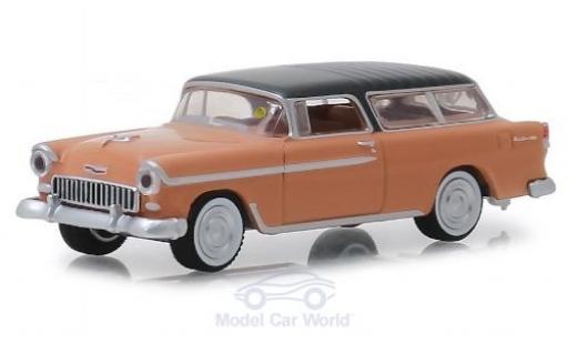 Modellautos Chevrolet Nomad 1/64 Greenlight rosa/grau 1955 Chevrolet Nomad 1/64 Greenlight rosa/grau 1955 modellautos