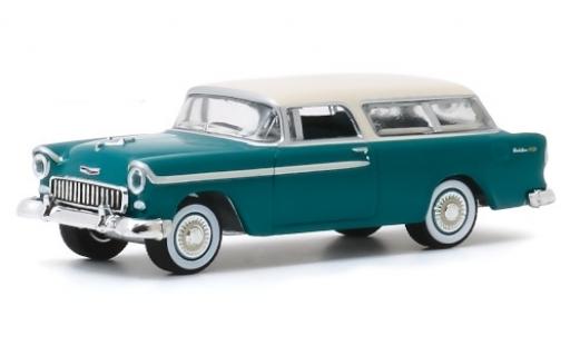 Chevrolet Nomad 1/64 Greenlight mettalic grün/weiss 1955 modellautos