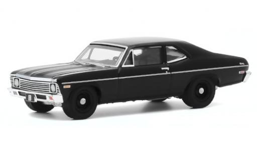 Chevrolet Nova 1/64 Greenlight schwarz 1968 modellautos