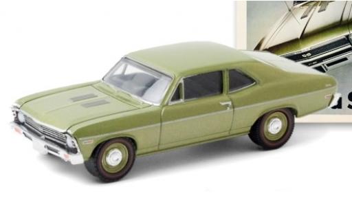 Modellautos Chevrolet Nova 1/64 Greenlight SS mettalic grün 1968 Chevrolet Nova 1/64 Greenlight SS mettalic grün 1968 modellautos