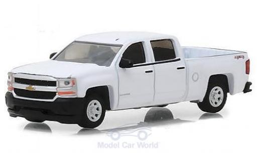 Chevrolet Silverado 1/64 Greenlight 1500 weiss 2018 modellautos