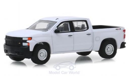 Chevrolet Silverado 1/64 Greenlight 1500 weiss 2019 modellautos