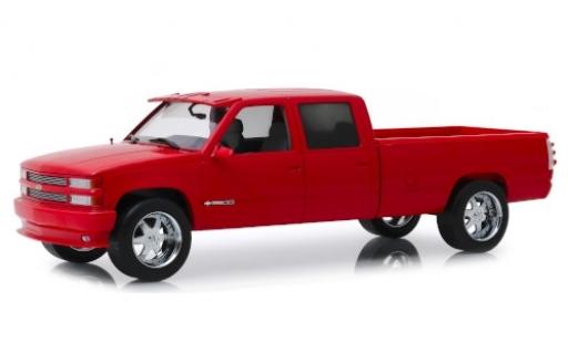 Chevrolet Silverado 1/18 Greenlight 3500 Crew Cab Custom rot 1997 modellautos