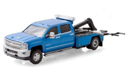 Modellautos Chevrolet Silverado 1/64 Greenlight 3500 HD Wrecker mettalic blau 2018 Chevrolet Silverado 1/64 Greenlight 3500 HD Wrecker mettalic blau 2018 modellautos