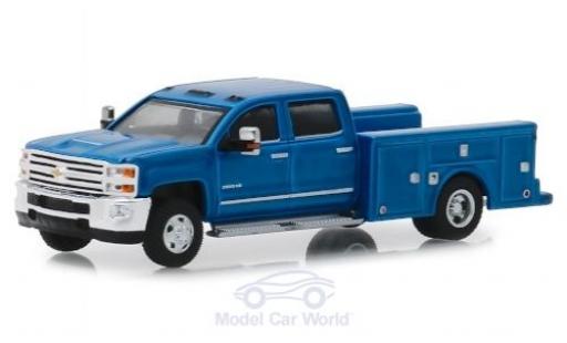 Modellautos Chevrolet Silverado 1/64 Greenlight 3500HD mettalic blau 2018 Chevrolet Silverado 1/64 Greenlight 3500HD mettalic blau 2018 modellautos