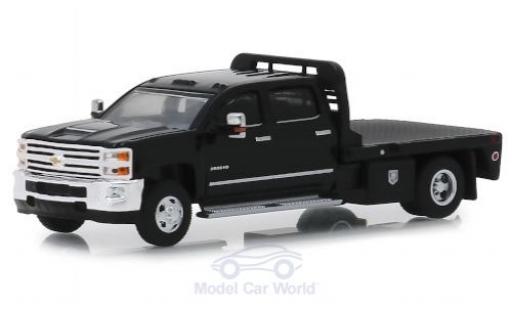 Chevrolet Silverado 1/64 Greenlight 3500HD schwarz 2018 modellautos