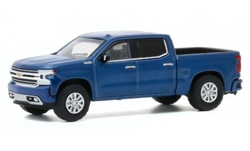 Modellautos Chevrolet Silverado 1/64 Greenlight High Country mettalic blau 2020 Chevrolet Silverado 1/64 Greenlight High Country mettalic blau 2020 modellautos