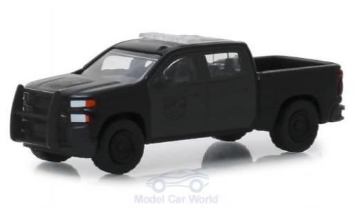 Chevrolet Silverado 1/64 Greenlight SSV schwarz 2019 modellautos