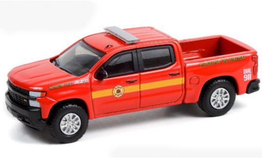 Chevrolet Silverado 1/64 Greenlight Z71 rot/Dekor Pennsylvania Fire Department 2020 modellautos