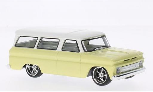Chevrolet Suburban 1/43 Greenlight Tuning gelb/weiss 1966 modellautos