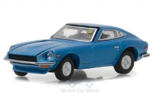 Modellautos Datsun 240Z 1/64 Greenlight mettalic blau 1970 Datsun 240Z 1/64 Greenlight mettalic blau 1970 modellautos