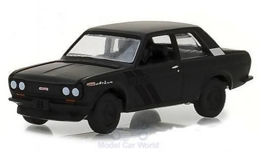 Modellautos Datsun 510 1/64 Greenlight matt-schwarz 1968 Datsun 510 1/64 Greenlight matt-schwarz 1968 modellautos