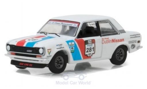 Modellautos Datsun 510 1/64 Greenlight Rally weiss 1972 Datsun 510 1/64 Greenlight Rally weiss 1972 modellautos
