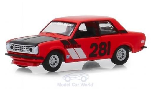 Modellautos Datsun 510 1/64 Greenlight rot 1970 Datsun 510 1/64 Greenlight rot 1970 modellautos