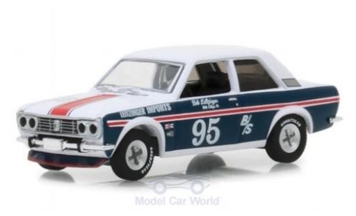 Modellautos Datsun 510 1/64 Greenlight weiss/blau 1969 Datsun 510 1/64 Greenlight weiss/blau 1969 modellautos