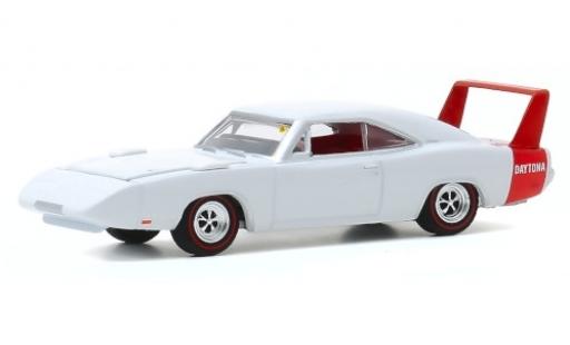 Dodge Charger 1/64 Greenlight Daytona weiss/rot 1969 modellautos