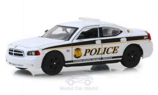 Dodge Charger 1/43 Greenlight Pursuit U.S. Secret Service Police 2006 modellautos