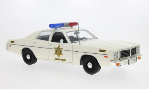 Dodge Coronet Greenlight 1975 Hazzard County Sheriff 1:18 modellautos