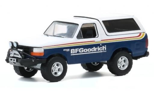 Modellautos Ford Bronco 1/64 Greenlight blau/weiss BF Goodrich 1992 Ford Bronco 1/64 Greenlight blau/weiss BF Goodrich 1992 modellautos