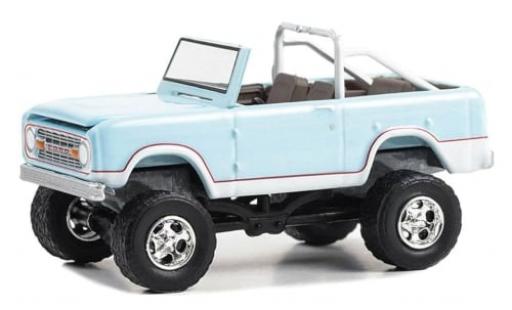 Modellautos Ford Bronco 1/64 Greenlight Custom blau 1970 1:64 Ford Bronco 1/64 Greenlight Custom blau 1970 1:64 modellautos