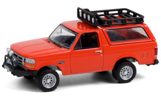 Modellautos Ford Bronco 1/64 Greenlight orange 1995 Dach abnehmbar Ford Bronco 1/64 Greenlight orange 1995 Dach abnehmbar modellautos
