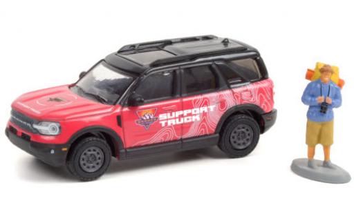Modellautos Ford Bronco 1/64 Greenlight Sport Off-Roadeo Adventure Support Truck 2021 avec figurine Ford Bronco 1/64 Greenlight Sport Off-Roadeo Adventure Support Truck 2021 avec figurine modellautos